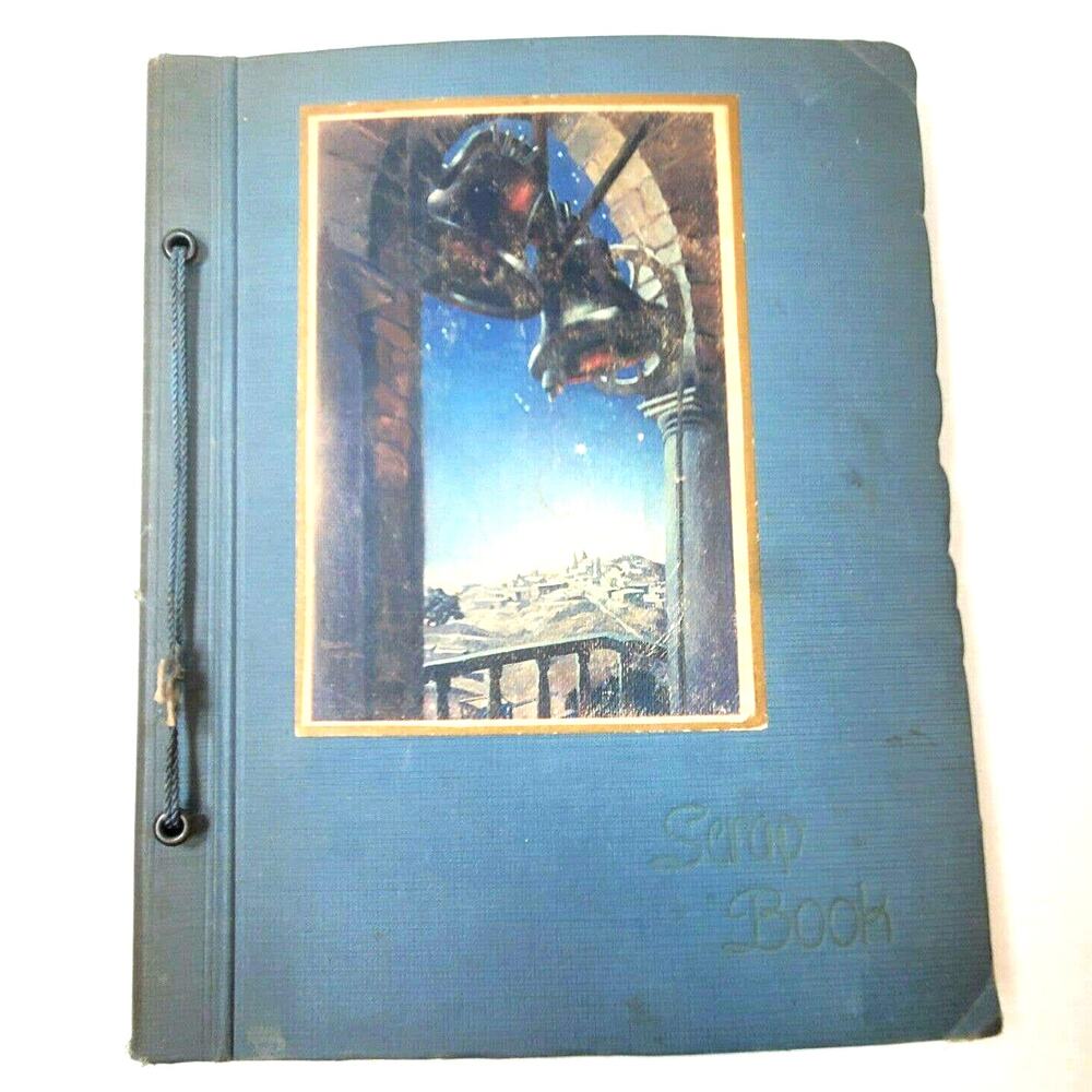 Christmas Holiday Religious Jesus Photo Album Scrapbook Christian 1940's